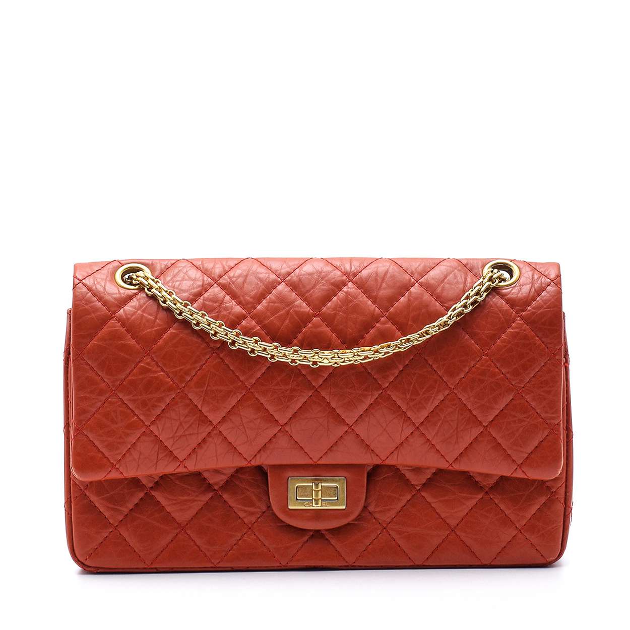 Chanel - Red 2.55 Reissue Quilted Lambskin Leather Flap Bag